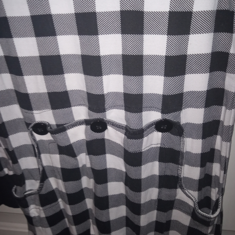 Silver Lilly Union Suit with Drop seat back Plaid Size Medium - Picture 8 of 10